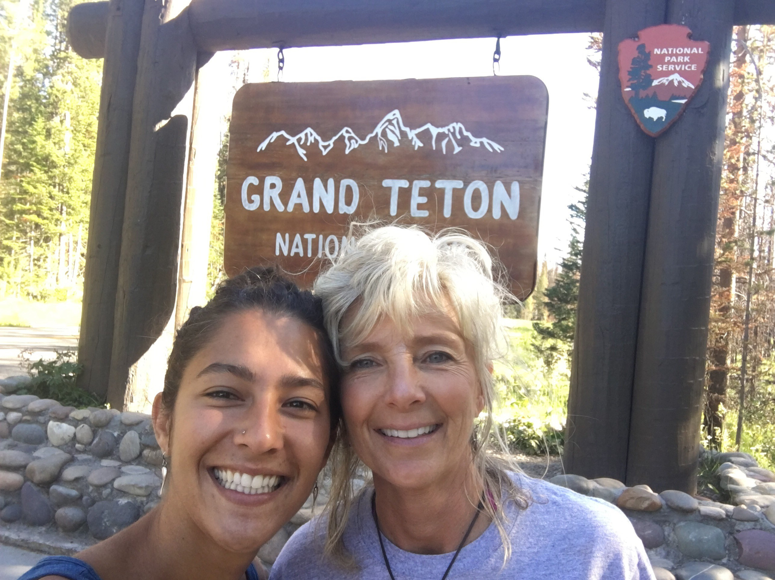 Mom and I ate Grand Teton National Park
